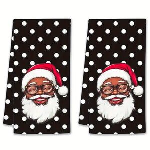 Festive Christmas Hand Towels - Soft, Absorbent, NEW